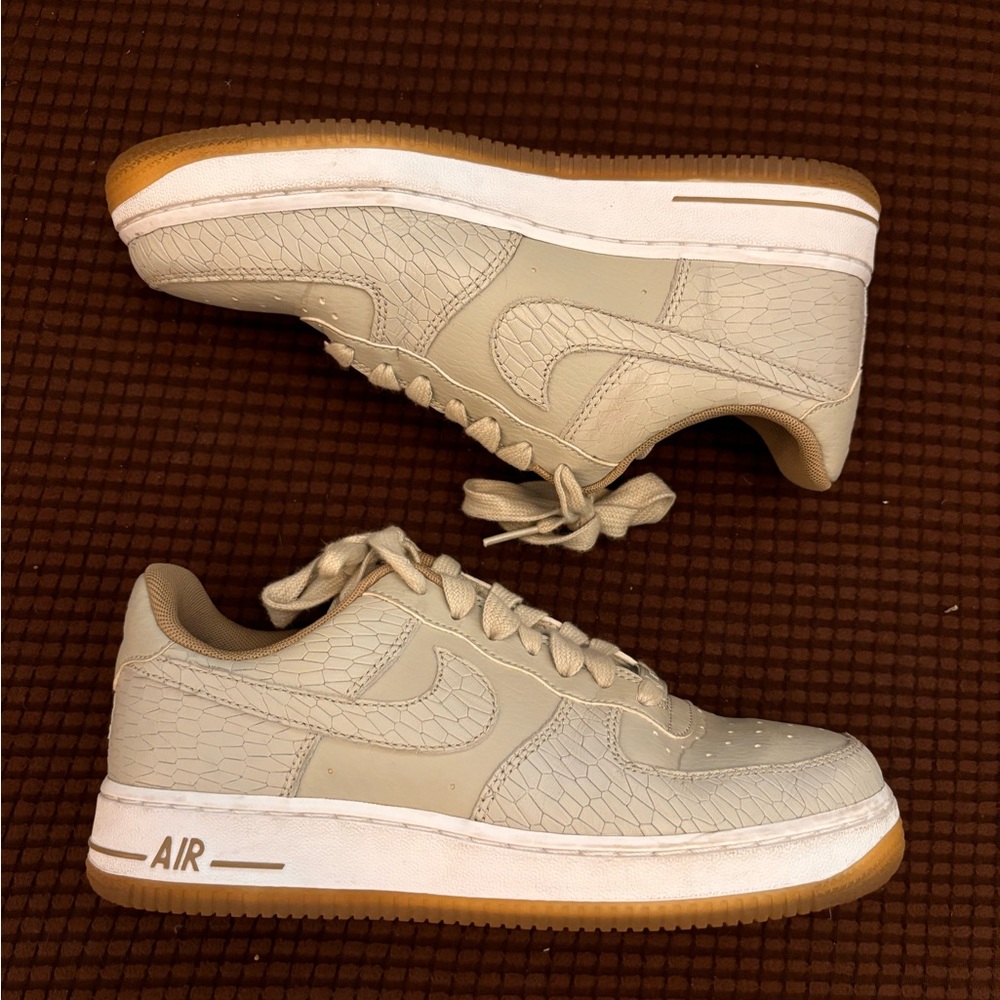 Nike Air Force 1 Premium Oatmeal, Khaki & Sail